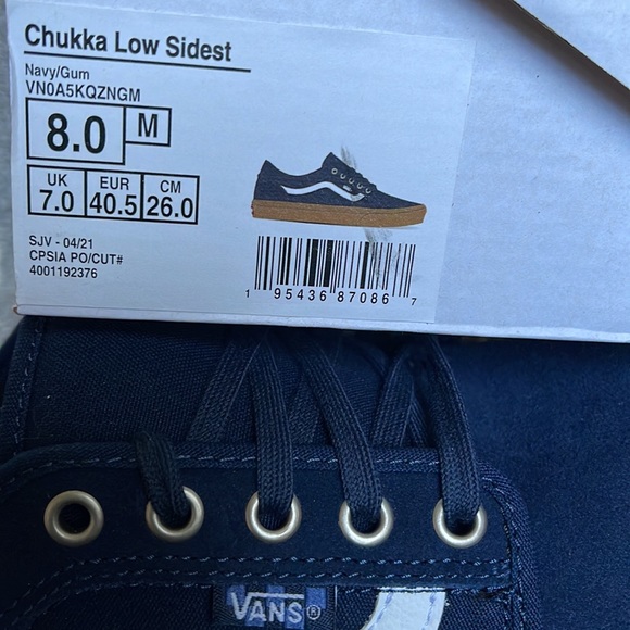 Vans Chukka Low Sidest Navy/Gum WMNS - Picture 16 of 16